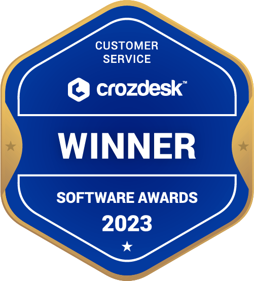 Customer Service Winner Badge