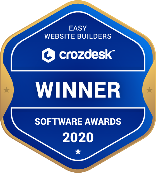 Easy Website Builders Winner Badge