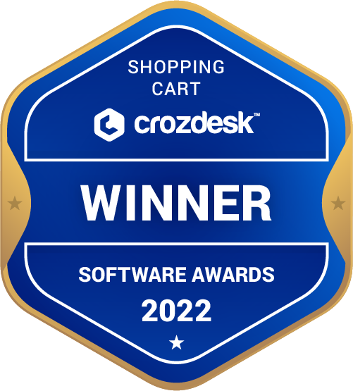 Shopping Cart Winner Badge