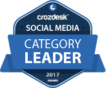 Social Media Software Award 2017 Leader Badge